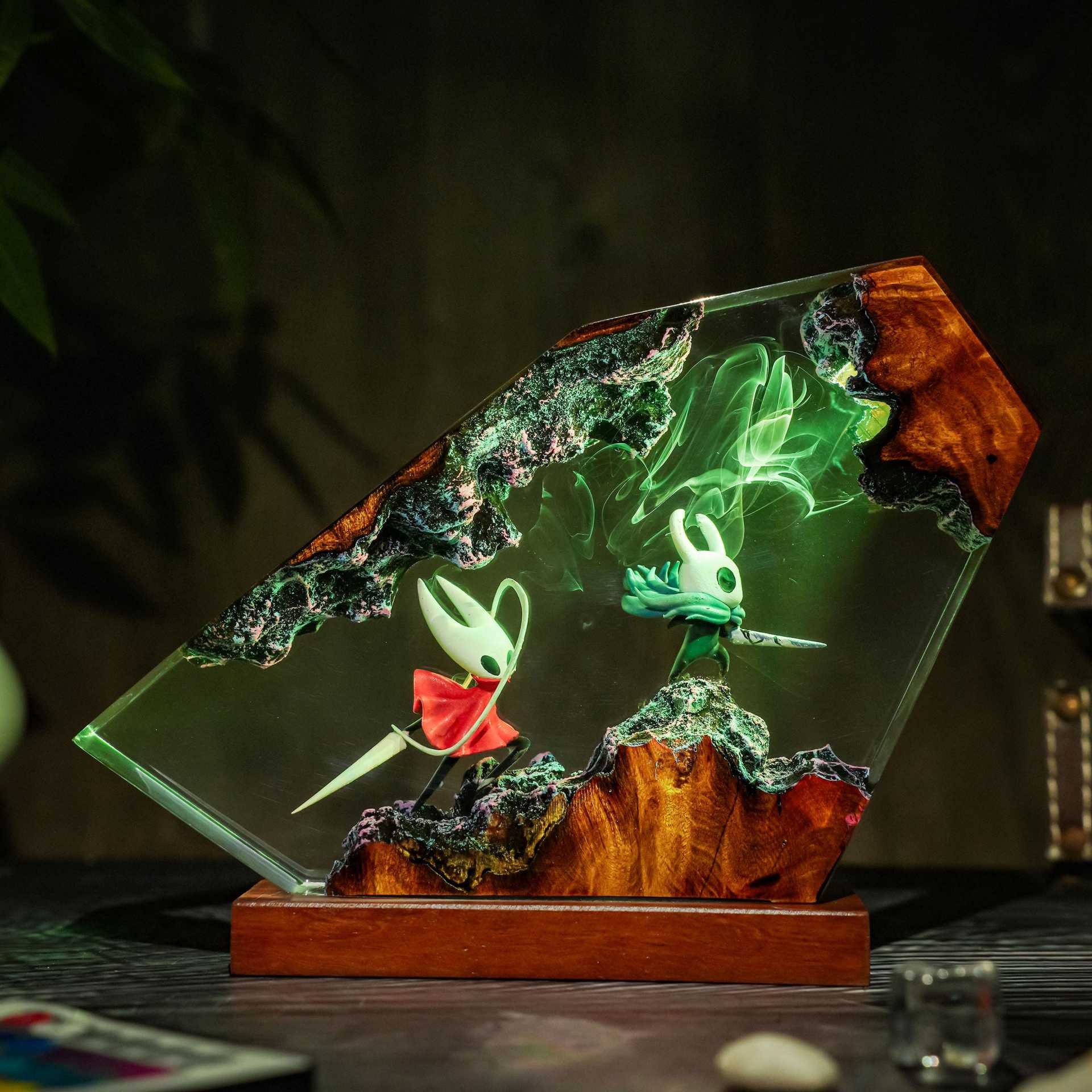 레진 나이트 램프 무드등 에폭시 데스크 장식품 곤충 전 - Resin Art Lamp 리뷰 및 가격