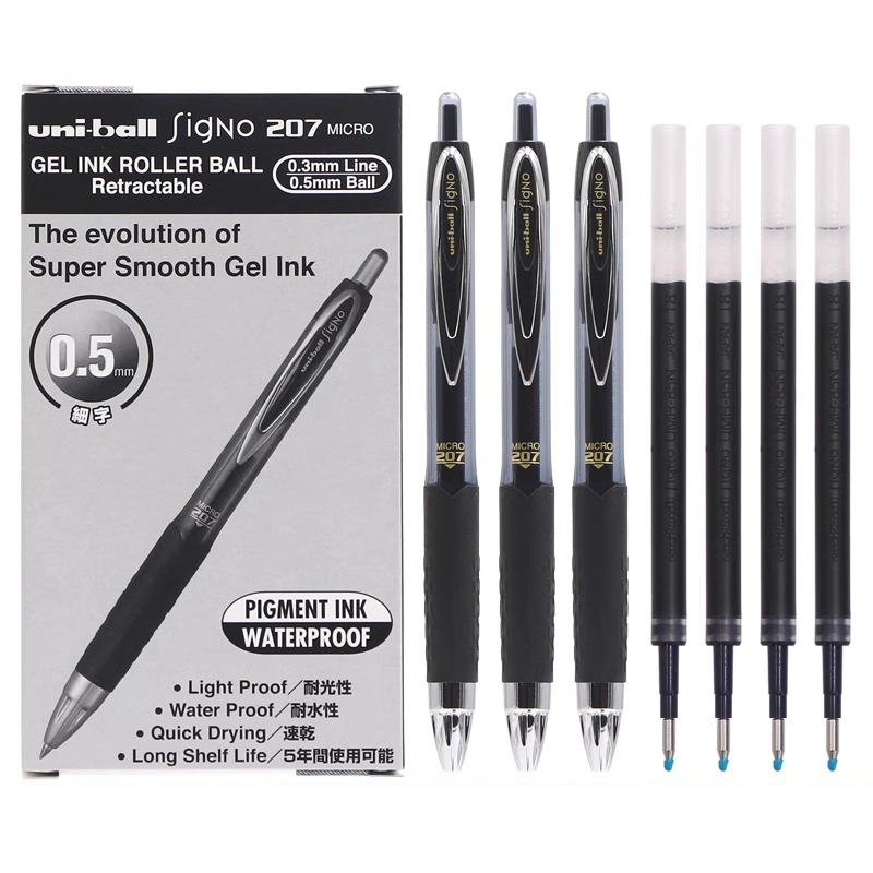 유니볼 61256 시그노 젤 207 롤러 볼 개폐식 젤 - Pentel Pen Energel 리뷰 및 가격